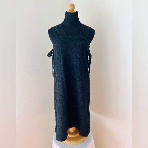 Madewell Starlight Textured Knit Side Tie Dress Size Small - Picture 7 of 7